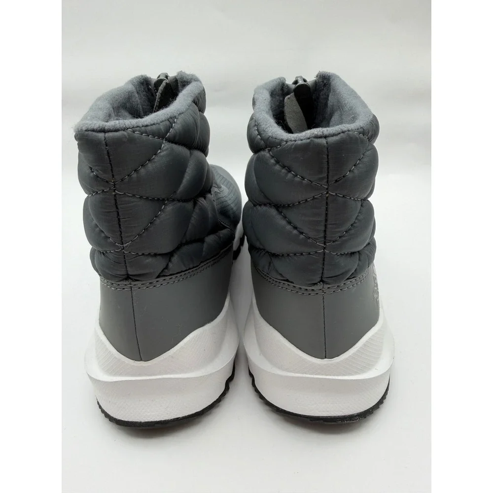 The North Face ThermoBall Eco Zip Boots Women 6 Gray Insulated Winter Ankle